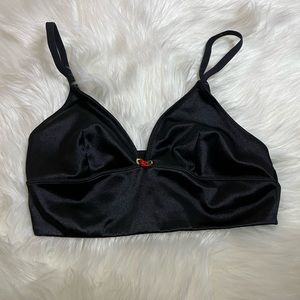 Forever 21 Black Bralette Size L